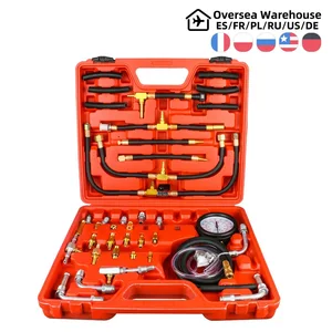 TU-443 универсальный автомобильный тестер давления дизеля, Газовый инжектор, насос, манометр, комплект, тестер давления топлива 0-140PSI