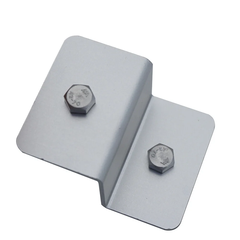 

100% Brand New Flat Roof Z Bracket Solar Panel Mounting Kits Bracket Mounting Kits Silver Z Style Aluminum Alloy