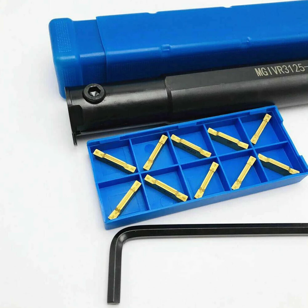 

MGIVR3125-3 Turning Tool Holder MGMN300 Carbide Insert L Wrench Lathe Machine CNC Blade Milling Turning Mechanical Workshop Tool