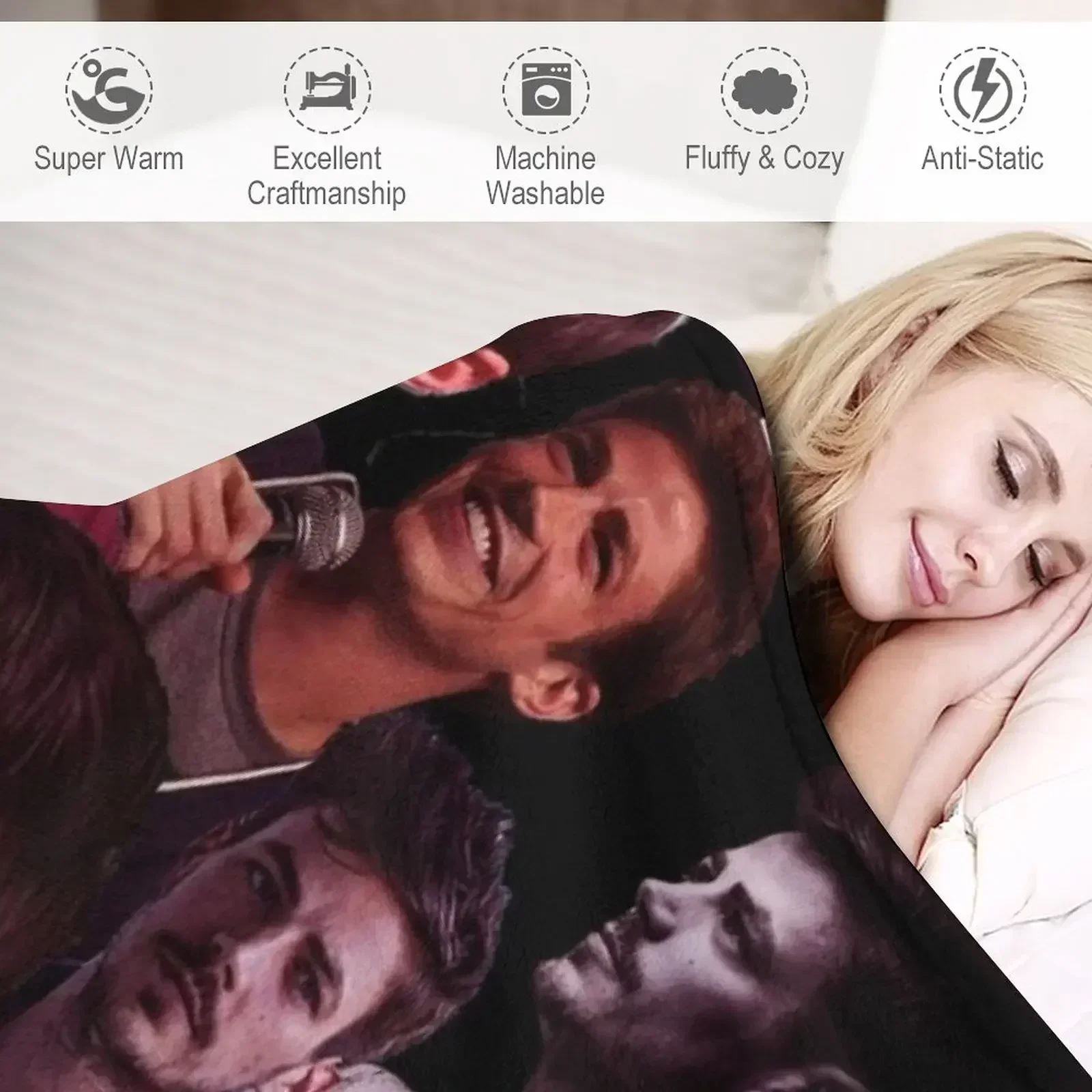 Грант Гостин Флэш-коллаж дань дизайн 2022 плед милые одеяла для кровати роскошные