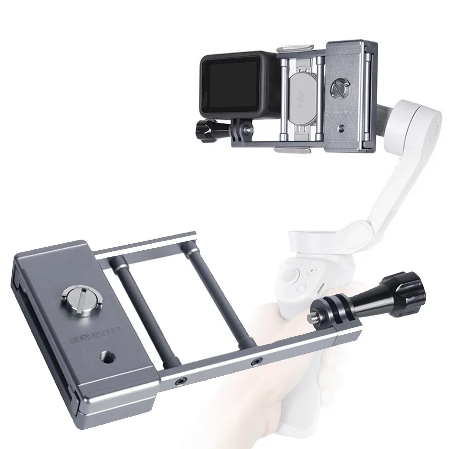 

Osmo Mobile 6 5 Mount Plate Adapter Handheld Gimbal Stabilizer For Gopro 11 10 9 8 DJI OM 4 SE Action 3 Camera Insta360 Flow