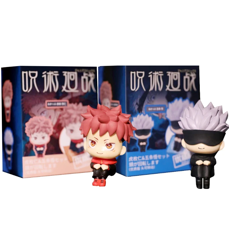 

Anime Jujutsu Kaisen Q Version Model Doll Figure Yuji Itadori Gojo Satori Kugisaki Nobara Fushiguro Megumi PVC Action Toy Gift