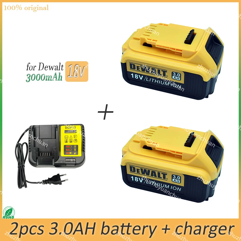 100% Brand new Dewalt electric tool battery with 18v/20v 3Ah