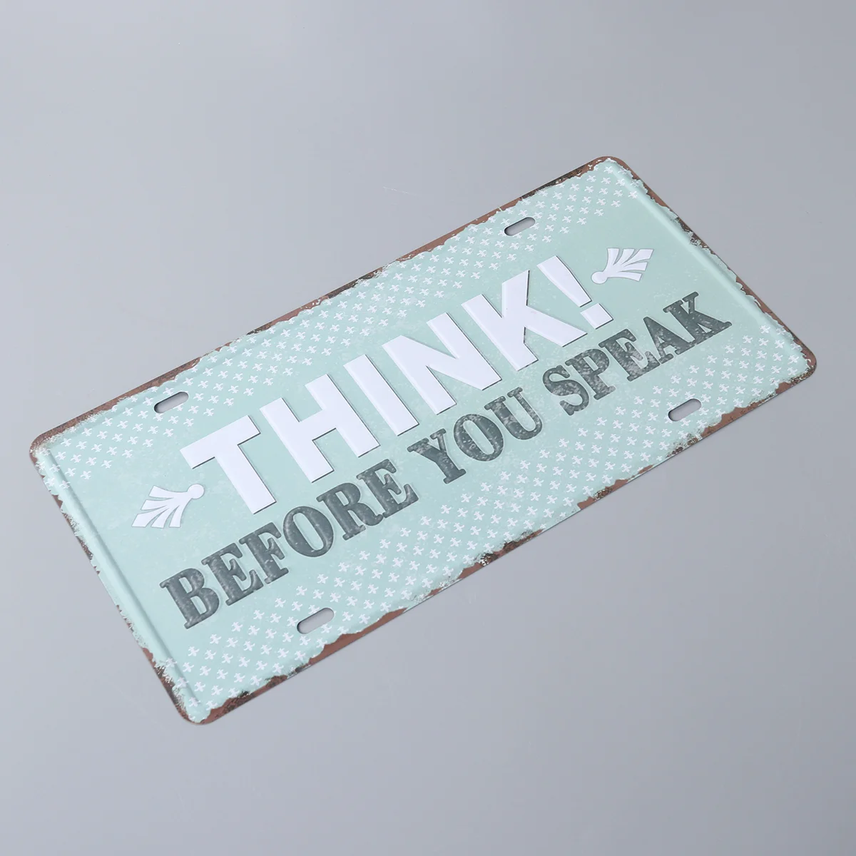 

Simple Truth Vintage Decorative Signs Tin Metal Iron Car Sign Painting for Wall Home Bar Coffee Shop (THINK)