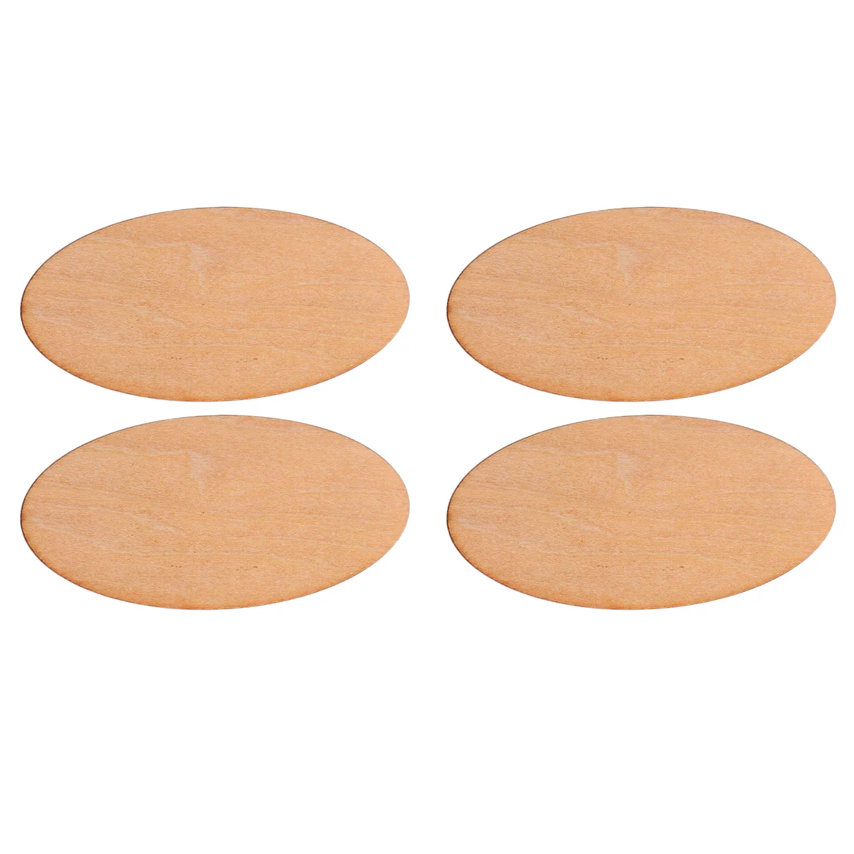 

Oval Wood Trim Wooden Slice Home Ornament Slices Decorations Craft DIY Crafts Accessories Cutouts Round Discs