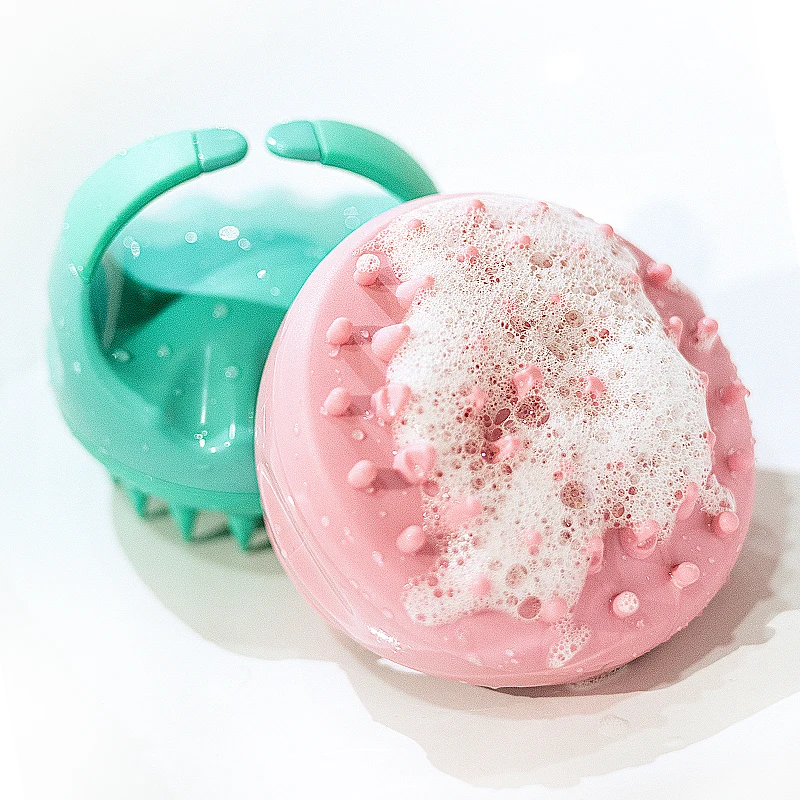 

Голубая зеленая розовая фотощетка для ванной кошки собаки