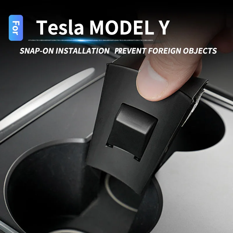 

Car Central Control Water Cup Limiter For Tesla Model Y Model 3 Insert Water Cup Holder Interior Modification Auto Accessories
