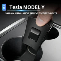 car central control water cup limiter for tesla model y model 3 insert water cup holder interior modification auto accessories