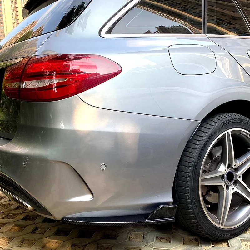 Задний бампер автомобиля сплиттер для губ спойлер фартуки закрылки Benz S205 C260 C300 C43