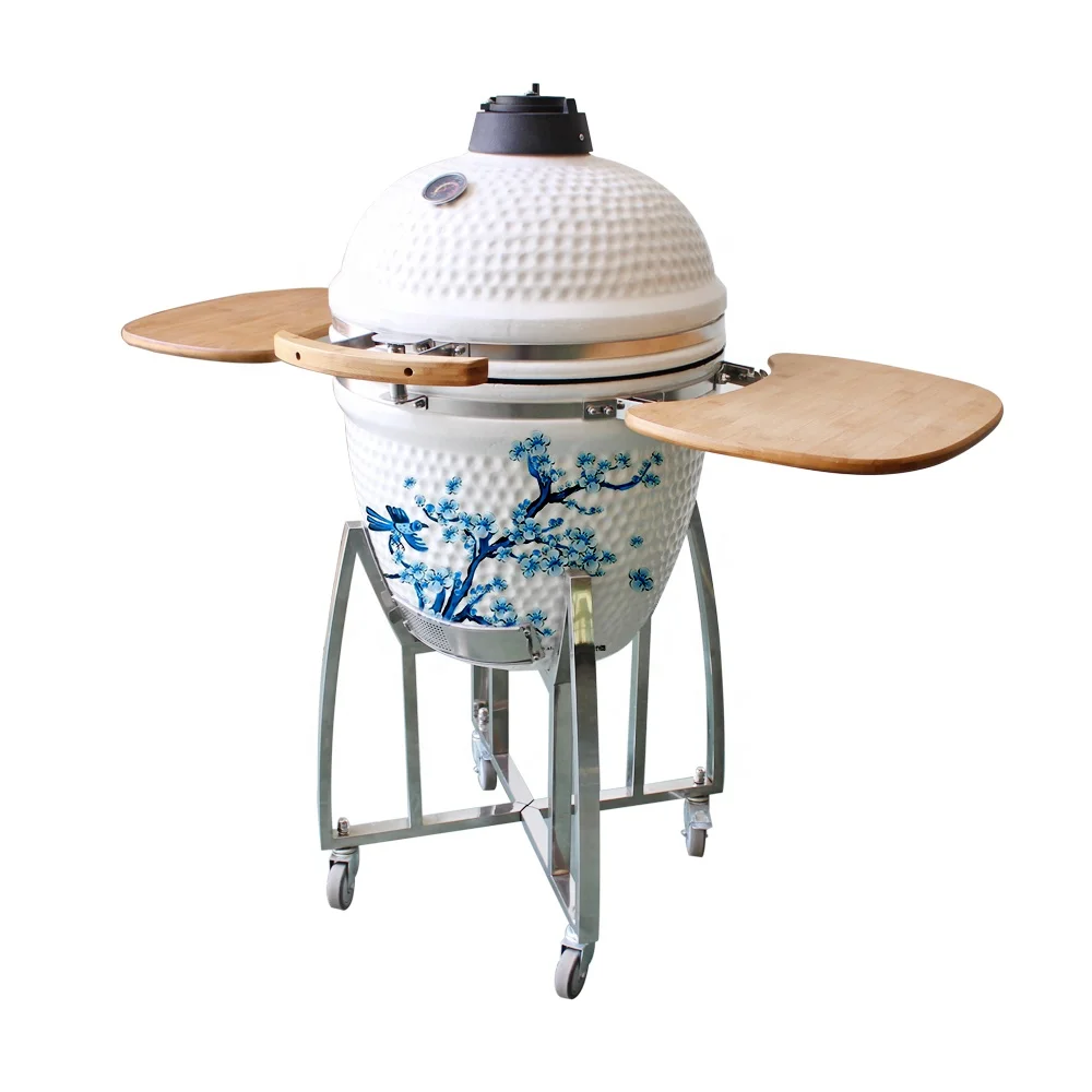 

Outdoor cooking kamado barbecue trolley standard accessories