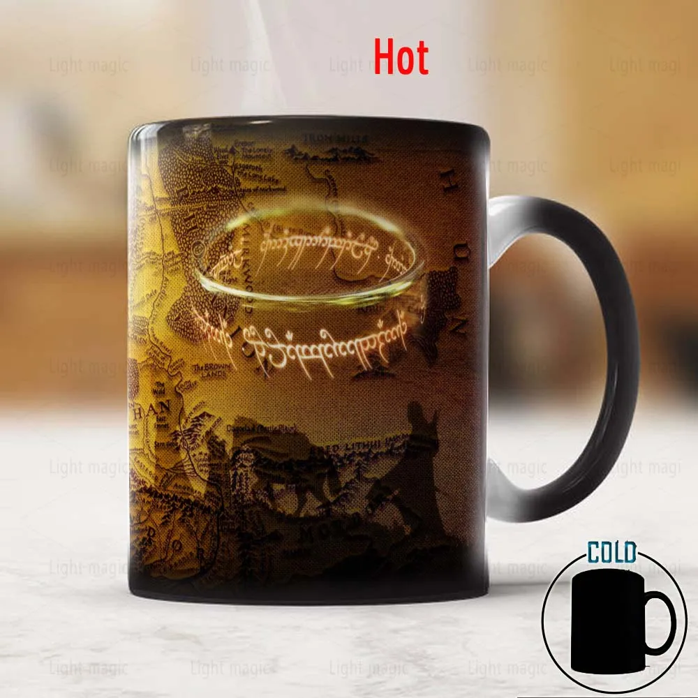 The Ring King Coffee Mug 11oz Ceramic Color Changed Mugs cof