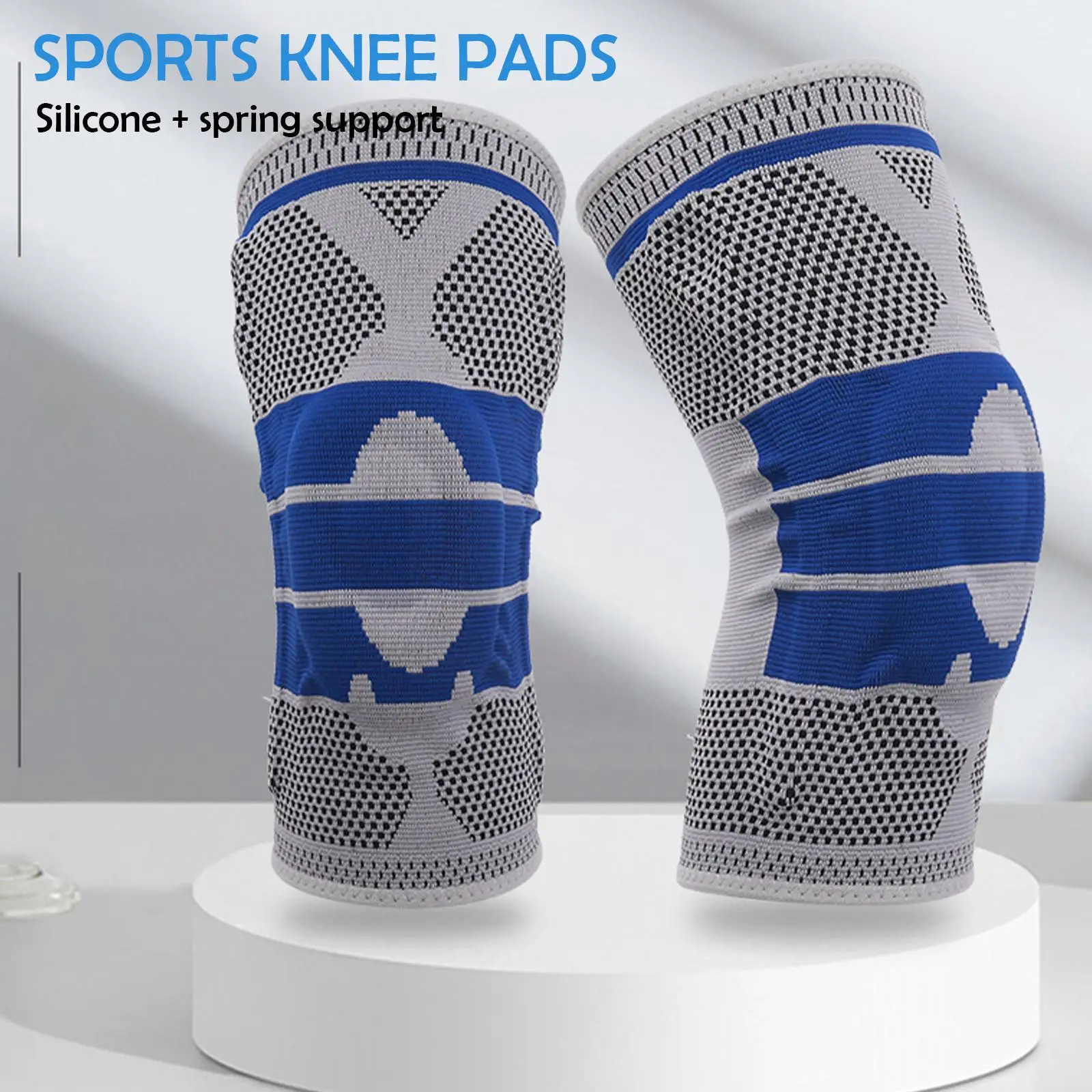 

Спортивный наколенник 1 шт., эластичная нейлоновая защита для фитнеса, баскетбола, велоспорта, бега, всего ремня