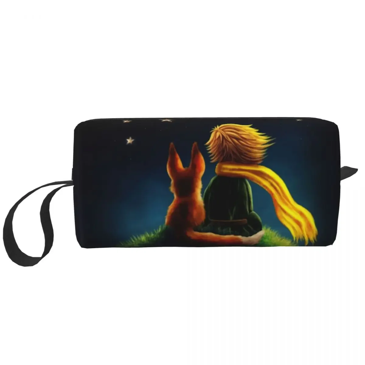 Женская косметичка с рисунком Маленького принца дорожный органайзер для