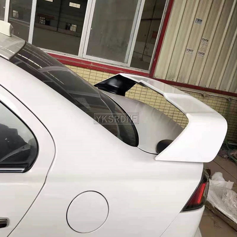 Для Mitsubishi LANCER EVO черный спойлер 2008-2015 ABS материал грунтовка цвет автомобиля