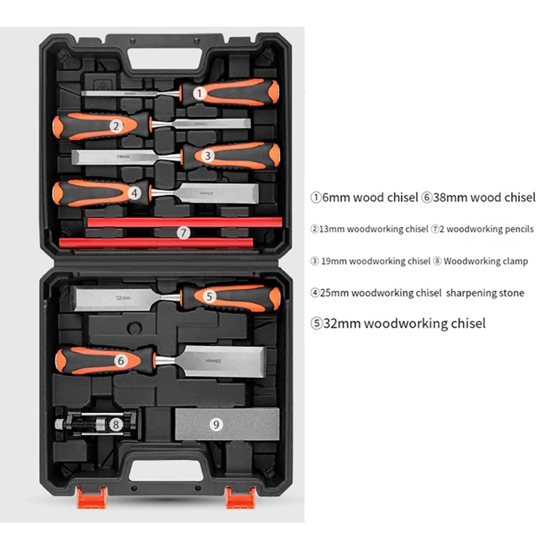 10 шт. набор для ухода за древесным долотом