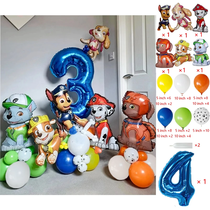 

Фольгированные шары «Щенячий патруль»