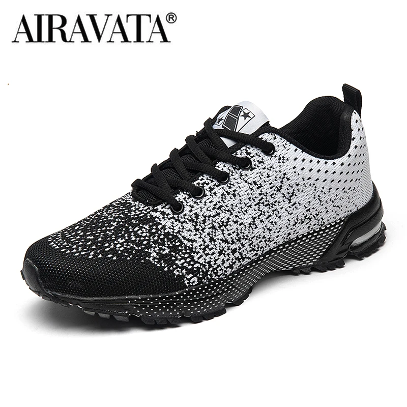 Men Running Shoes Breathable Casual Sneakers Outdoor Knitted Daily Sports Shoes Men's Sneakers