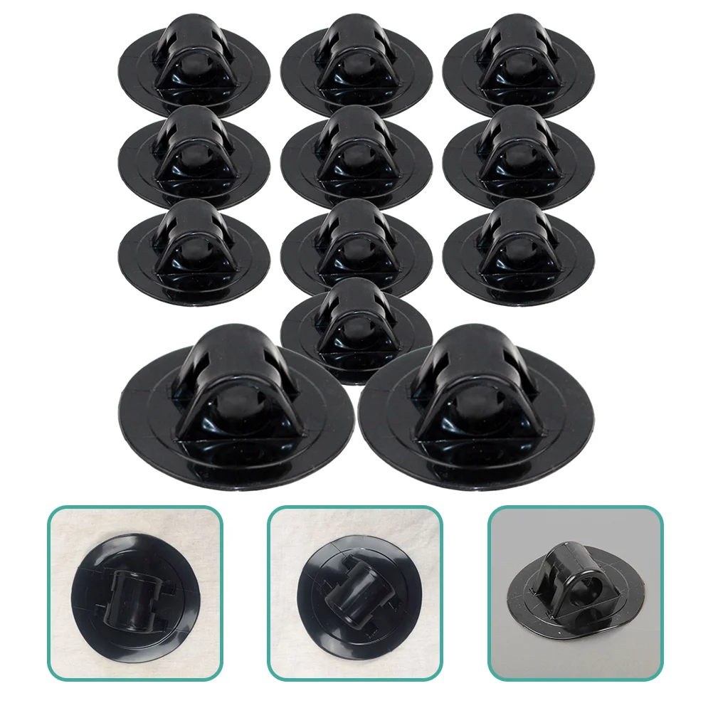 

12 Pcs Buckle Motor Fixing Bracket Fishing Accessories Canoe Mount Pvc Kayak Engine Fixed Belly boat