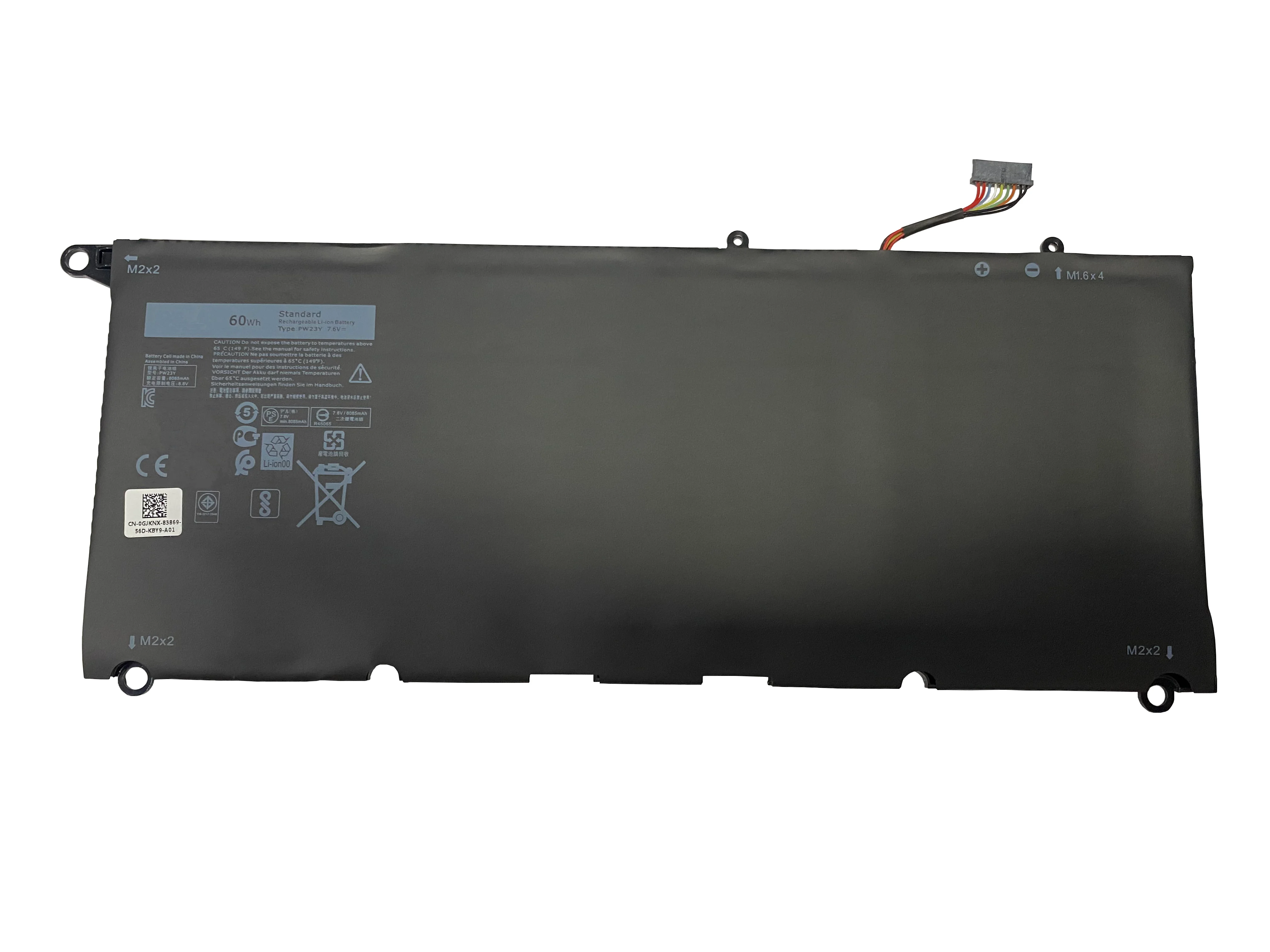 

New dell laptop Battery PW23Y For dell XPS 13-9360 RNP72 TP1GT 60Wh 7.6V