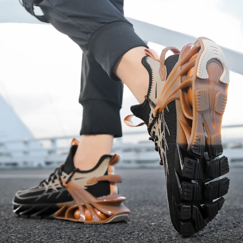 Модные Универсальные мужские кроссовки Blade Warrior нескользящая амортизирующая