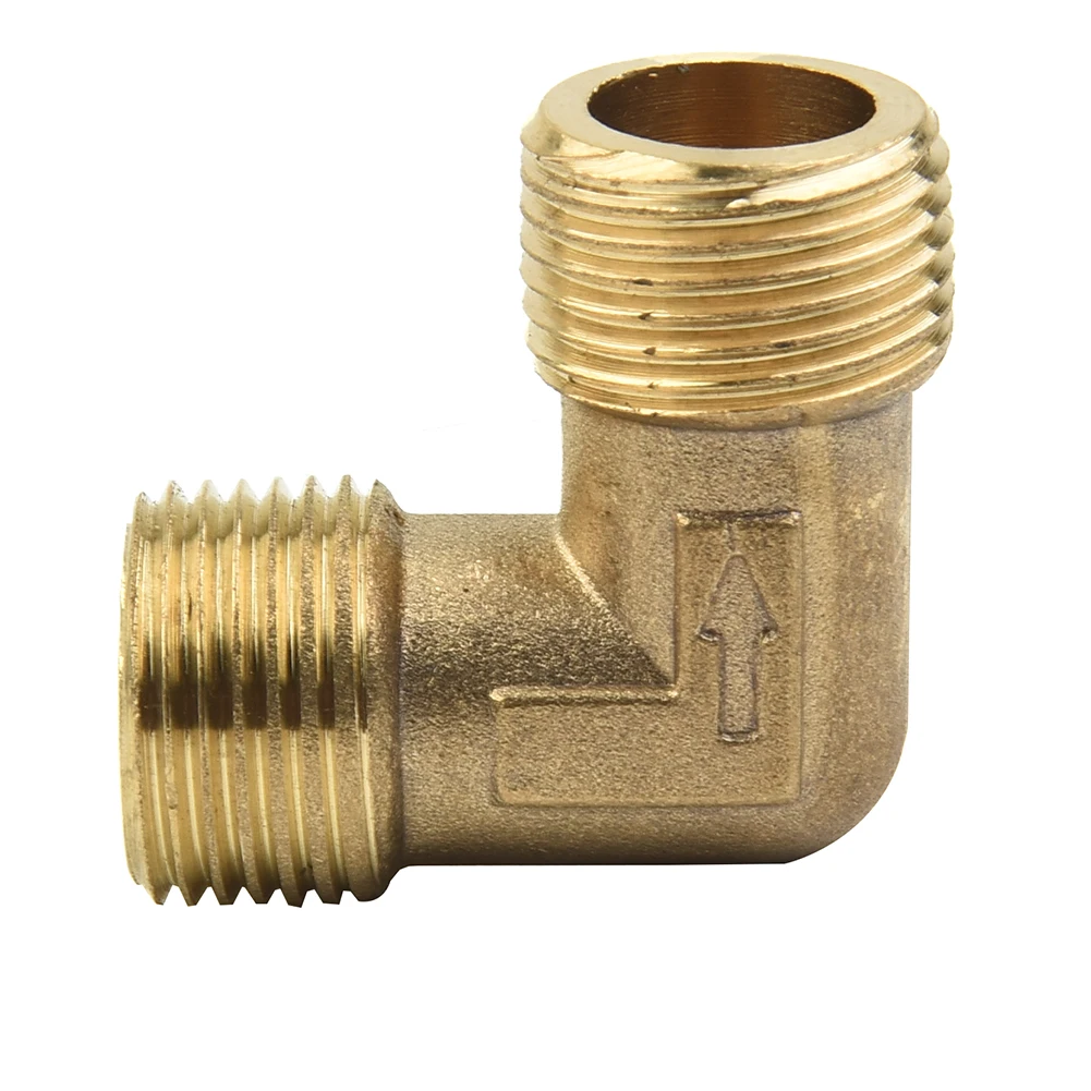 

Air Compressor Fittings Check Valve Elbow Coupler Brass Male Thread 16.5mm For Air Pipe Compressor Connector Tools Accessories