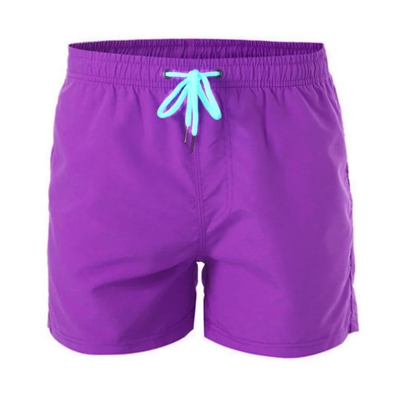 

2023 New Men's Beach Shorts Elastic Waist Sports Casual with Inner Mesh Fashion Shorts