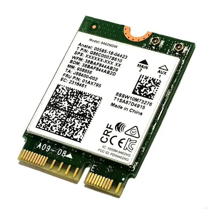 Фото 462E BT5.0 Беспроводная 802.11ax 2.4G поддержка MU-MIMO 9462NGW Гигабитная сетевая карта №2