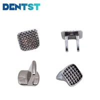 dentst 50pcs orthodontics dental bite opener orthodontic tongue tamer bondable hinge monoblock metal rect mesh