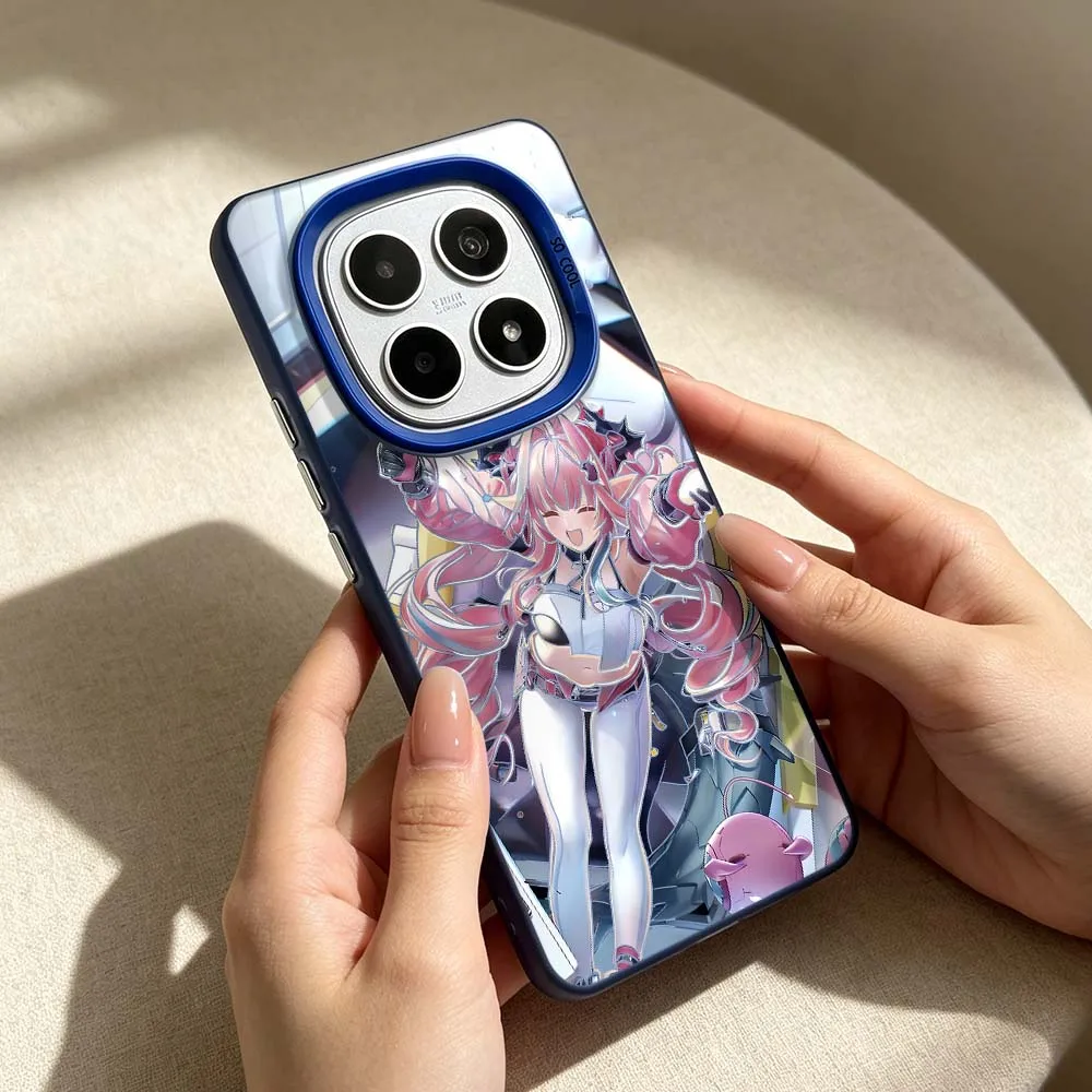 Фото Чехол Raora Panthera Soft для Redmi Note 15 14 13 12 11 8 7 10 11E 12S 12R 13R Pro Plus Lite, матовый, серебристого цвета. №2