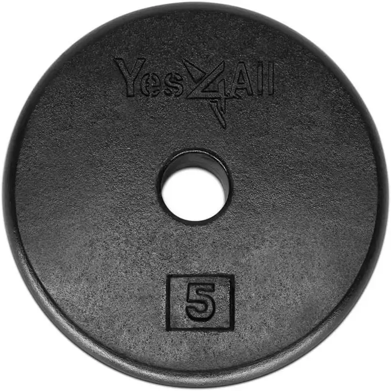 

lbs Standard Weight Plates, 1 inch Cast Iron Weight Plates for Dumbbells, Single Kettlebell Gym equipment Barbell pad Dumbbell p