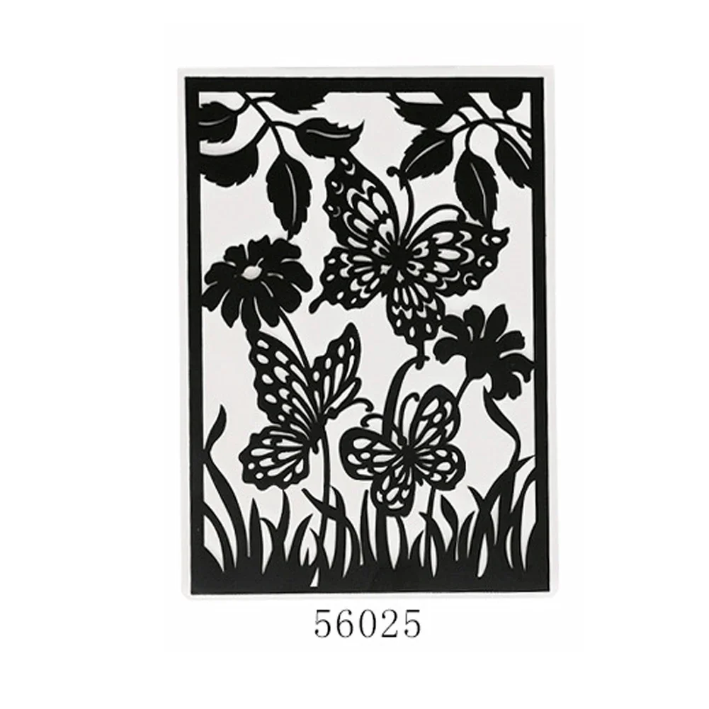 Рождественский пластиковый шаблон для тиснения самостоятельного скрапбукинга