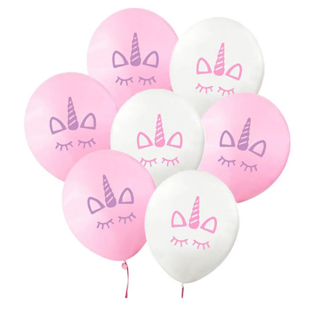 50 шт. 10-дюймовые воздушные шары с единорогом латексные резиновые сувениры для дня