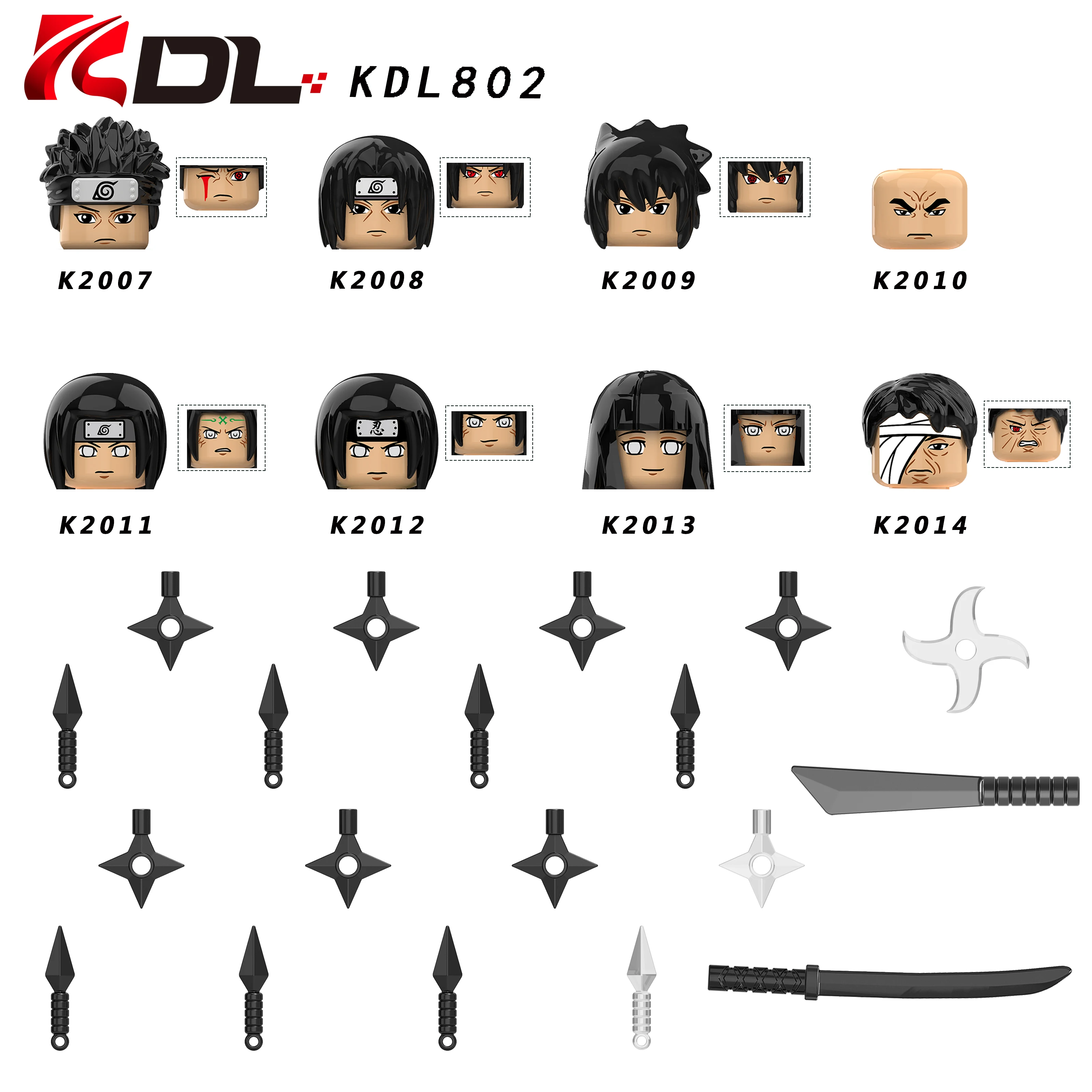 

Мини-фигурки героев аниме «нарутос», 1 шт.