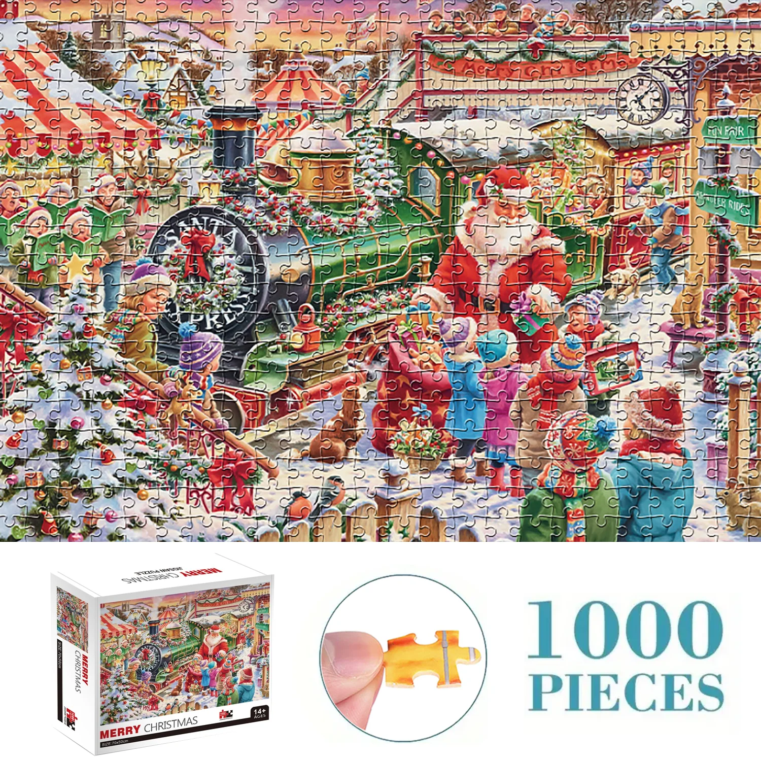 Пазл для взрослых 1000 шт. 70 см х 50