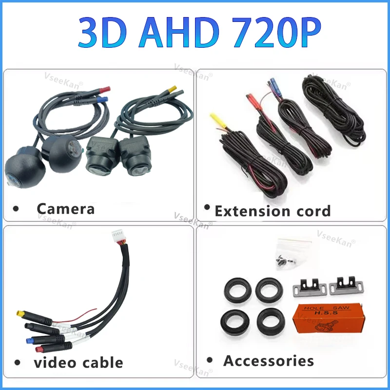 

Камера 3D 360 для Android автомобильный радиоприемник Встроенная модель 360APP автомобильная система обзора 360 ° птичий глаз 4 камеры s Задняя/передняя/левая/правая