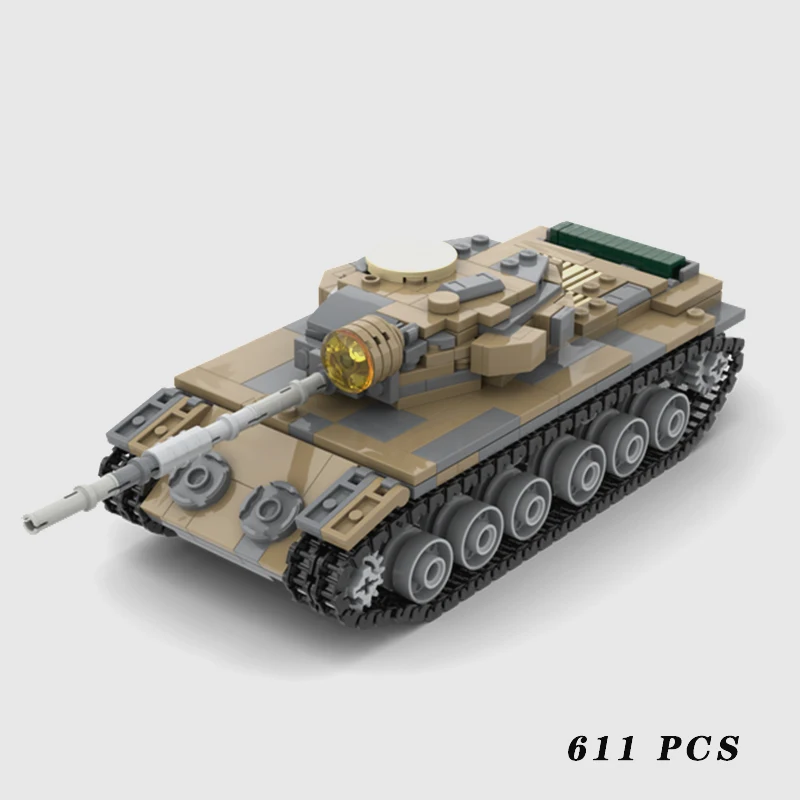 

Military Equipment Centurion Mk5 Tank 1:42 Scale MOC Building Block Assemble Model Display Toys Child Christmas Gifts