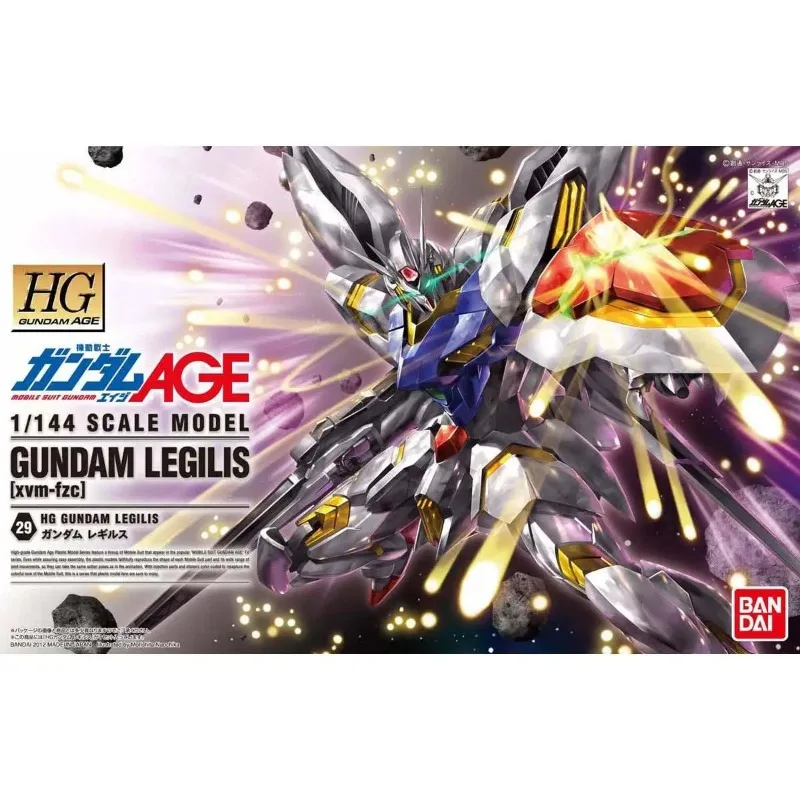Оригинальная сборная модель Bandai HG 1144 AGE GUNDAM LEGILIS XVM-FZC 29, аниме-фигурки, игрушки, украшение для рабочего стола, подарки (art.: 3920dc68175ee) - 3920dc68175ee