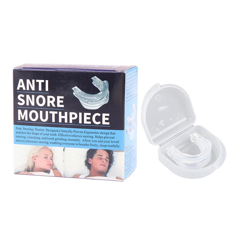 

Anti Snoring with box Bruxism Mouth Guard Teeth Bruxism Sleeping Apnea Guard Snoring Mouth Guard Snoring Device to Stop Snoring