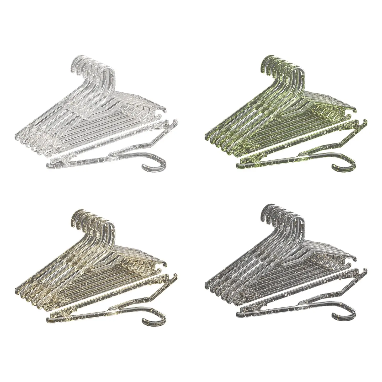 

Closet Organizer Hanger Acrylic Lightweight Dress Hangers Durable Coat Hangers for Living Room Bedroom Wardrobe Coats Pants