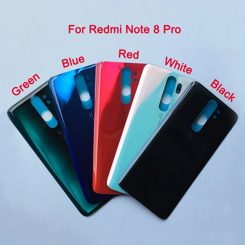 

For Xiaomi Redmi Note 8 Pro Battery Cover Back Housing Glass Cover Case For Redmi Note8 Pro Rear Door Back Cover