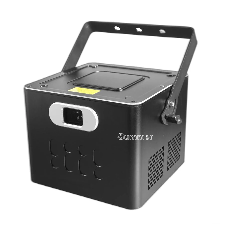 4 Вт лазер RGB Полноцветный анимационный лазерный светильник ILDA программа DJ диско