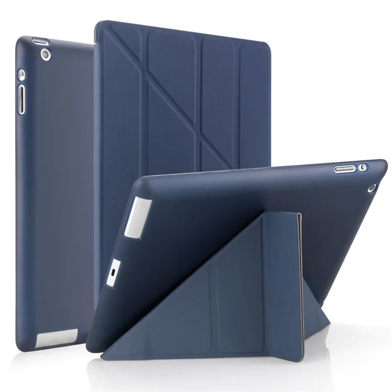 

Case for ipad 2/3/4 9.7 2018/2017 5/6th Air 3 10.5 Leather Soft Smart Cover for apple iPad 10.2 7/8th mini 1/2/3/4/5 Table Case