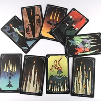 the nightmare before christ mas tarot deck and guidebook 78 cards deck and card game board tarot cards with book werewolf
