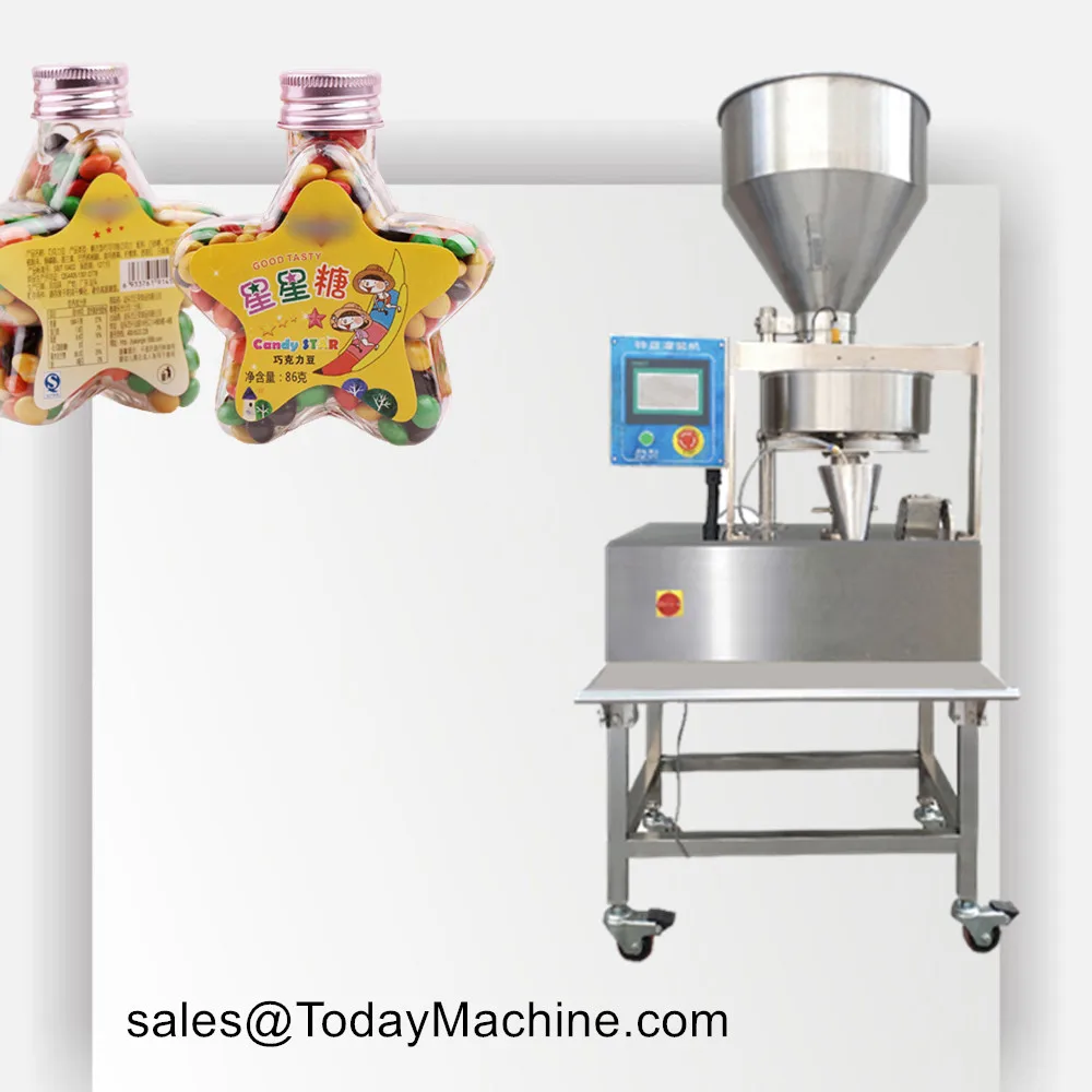 

Semi Automatic 2 Scales Granule Nuts Coffee Beans Grain Rice Filling Packing Machine Weigh Filler