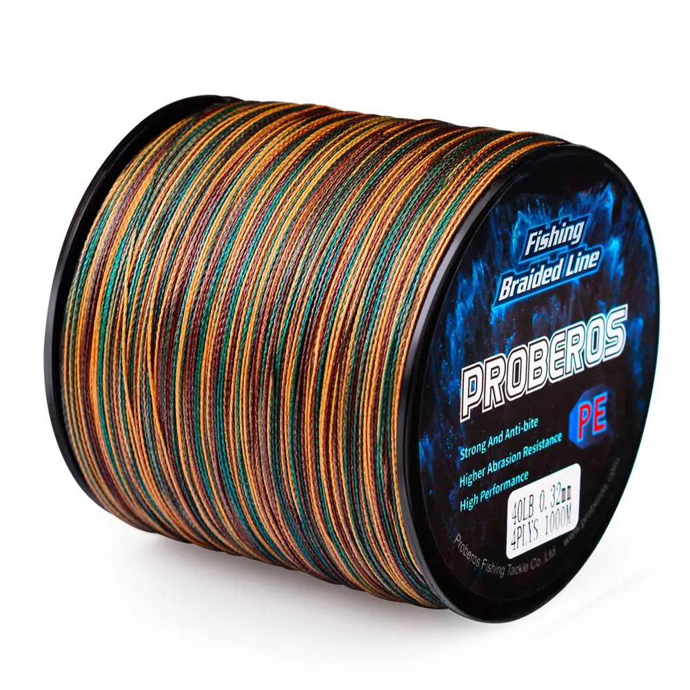 

8-strand Braided Fishing Line300/500/1000M 30-40-50-60-80-100lb Power Horse Camouflage Main Line For Rock Fishing Sea Fishing