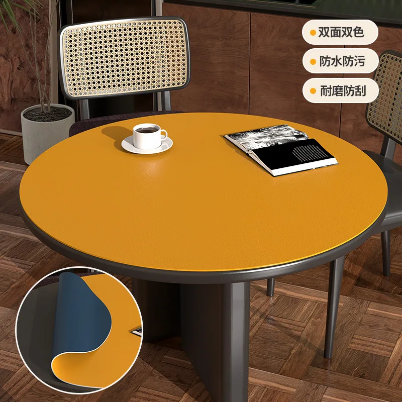 Круглая водонепроницаемая скатерть из ПВХ