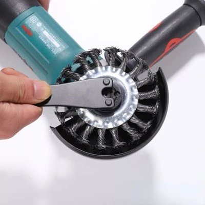 

Trimmer Head，Steel Wire Brush For Lawn Mower ,Twisted wire disc type Tray polishing wheel for Angle Grinder Rotary Tool