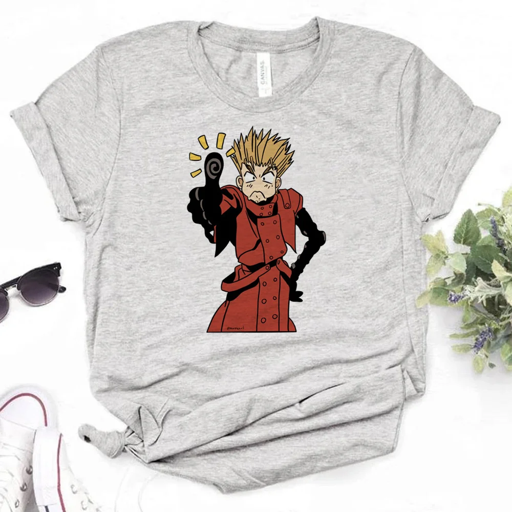 

Trigun top women Y2K Tee girl anime harajuku clothing