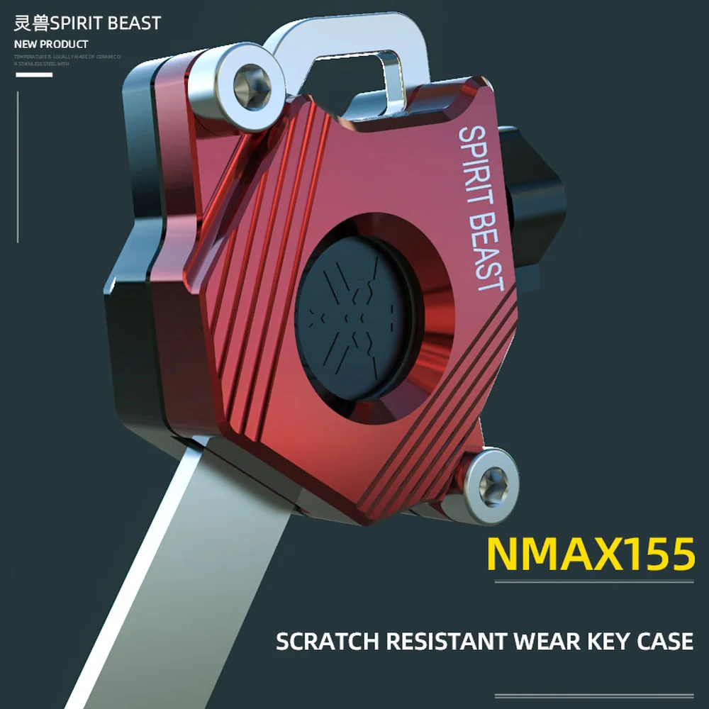 

Алюминиевый Чехол для ключа для мотоцикла с ЧПУ Spirit Beast, аксессуары для Yamaha NMAX155