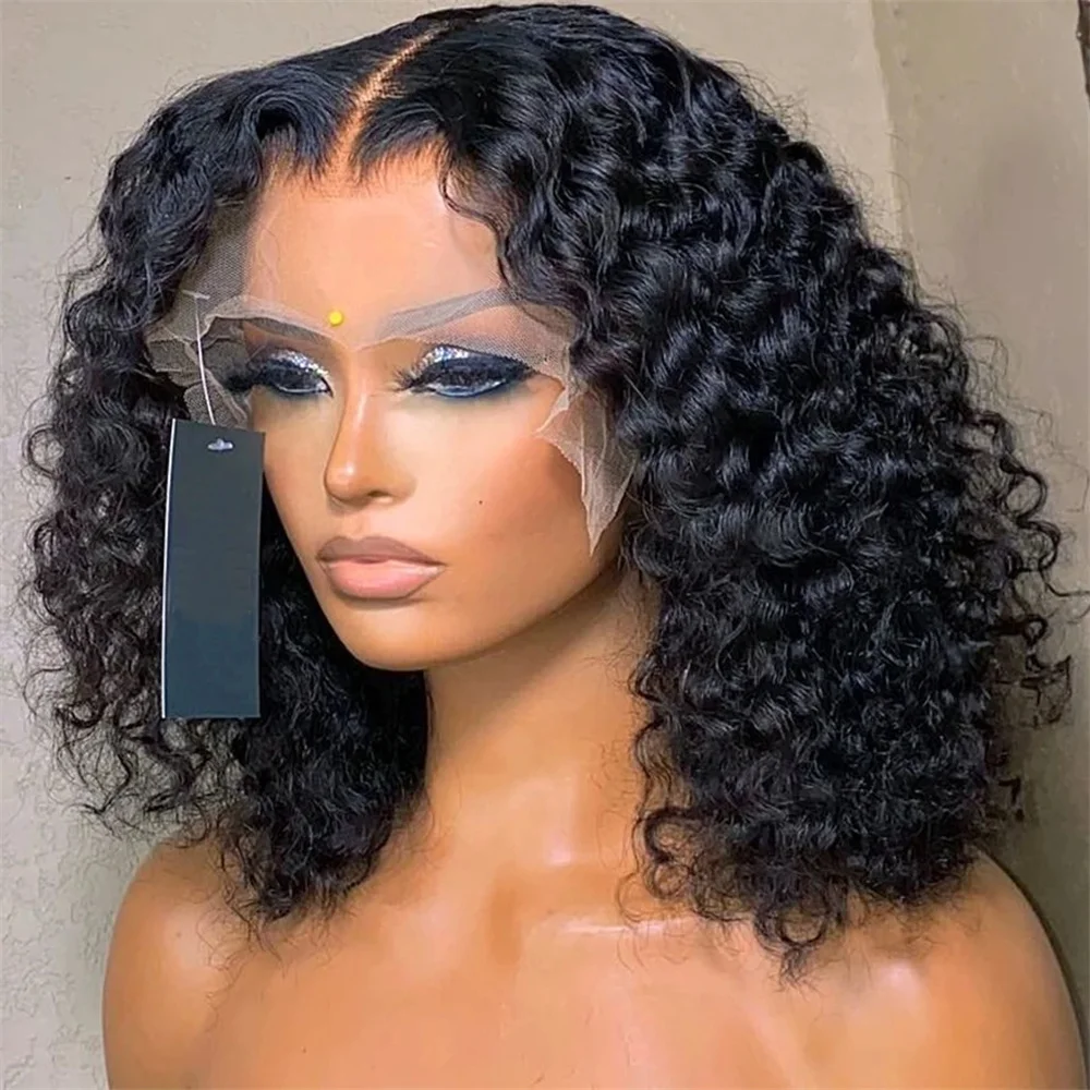 Парик с коротким Бобом 13x4 парики на сетке спереди бразильские натуральные